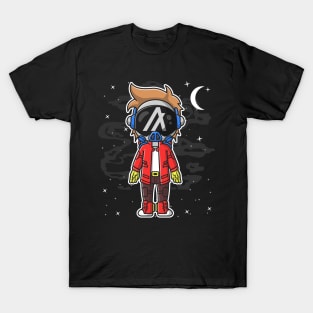 Hiphop Astronaut Algorand ALGO Coin To The Moon Crypto Token Cryptocurrency Wallet Birthday Gift For Men Women T-Shirt